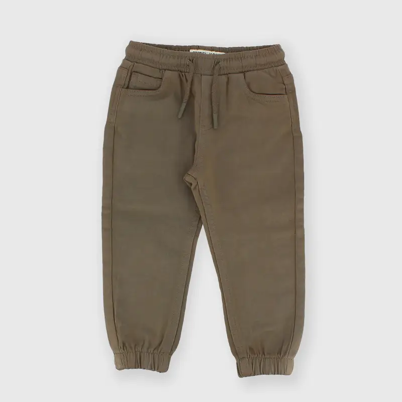 Pantalone in cotone da bambino verde