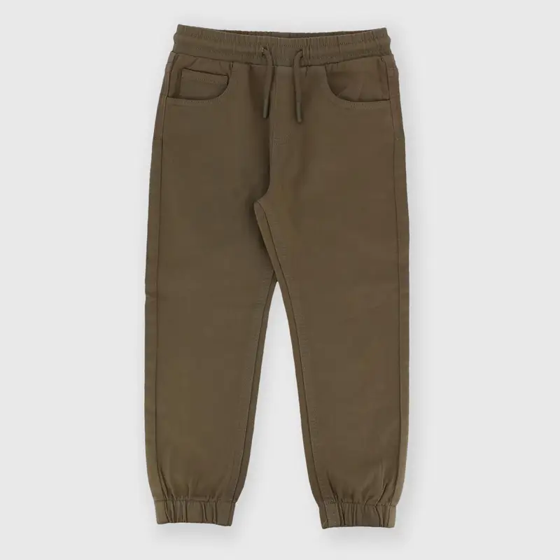 Pantalone in cotone da bambino verde