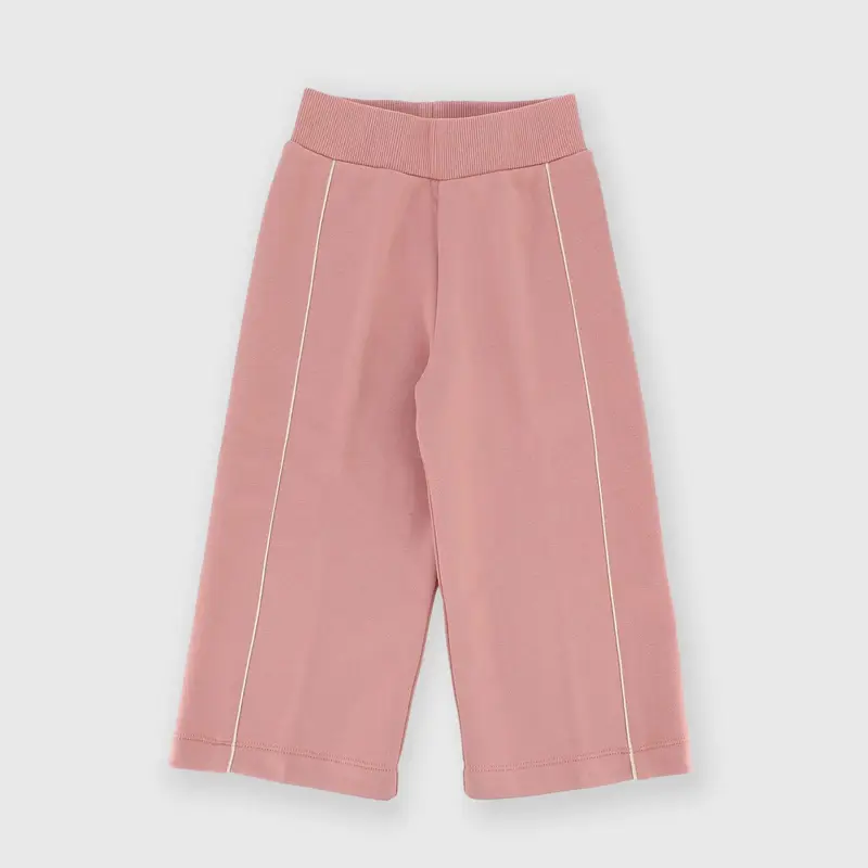 Pantalone in felpa da bambina rosa
