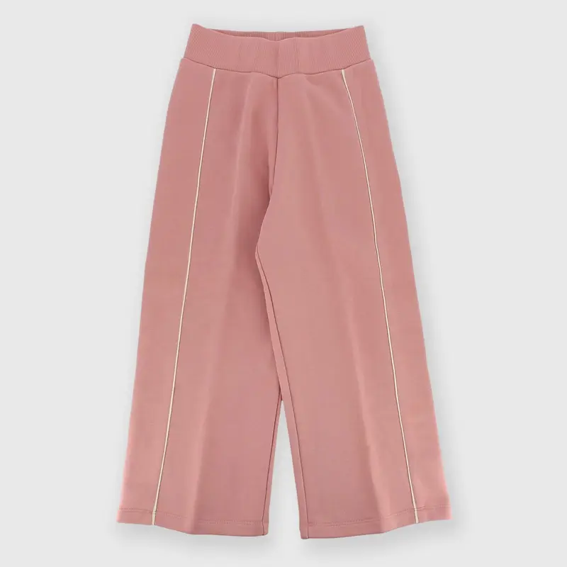 Pantalone in felpa da bambina rosa
