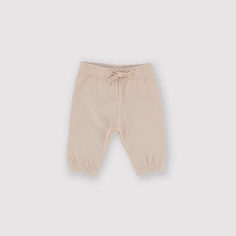 Pantalone in felpa da bambino beige