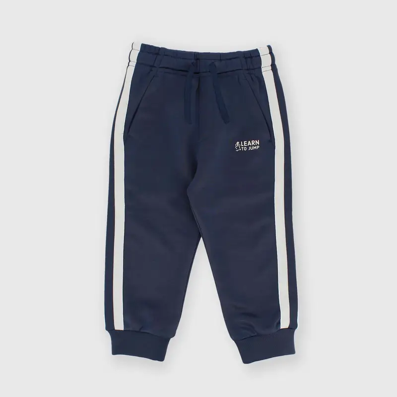 Pantalone in felpa da bambino blu