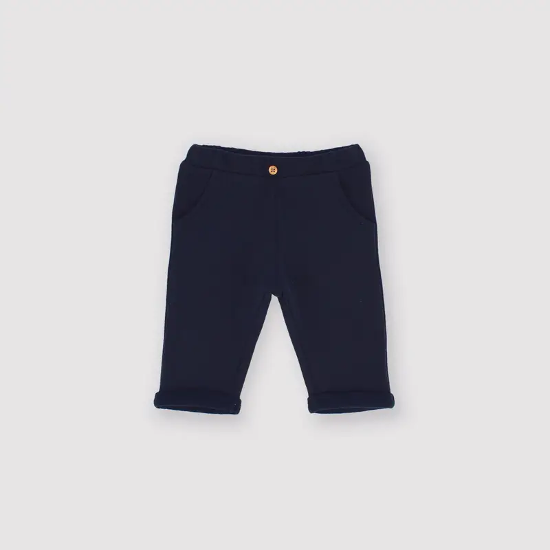 Pantalone in felpa da bambino blu