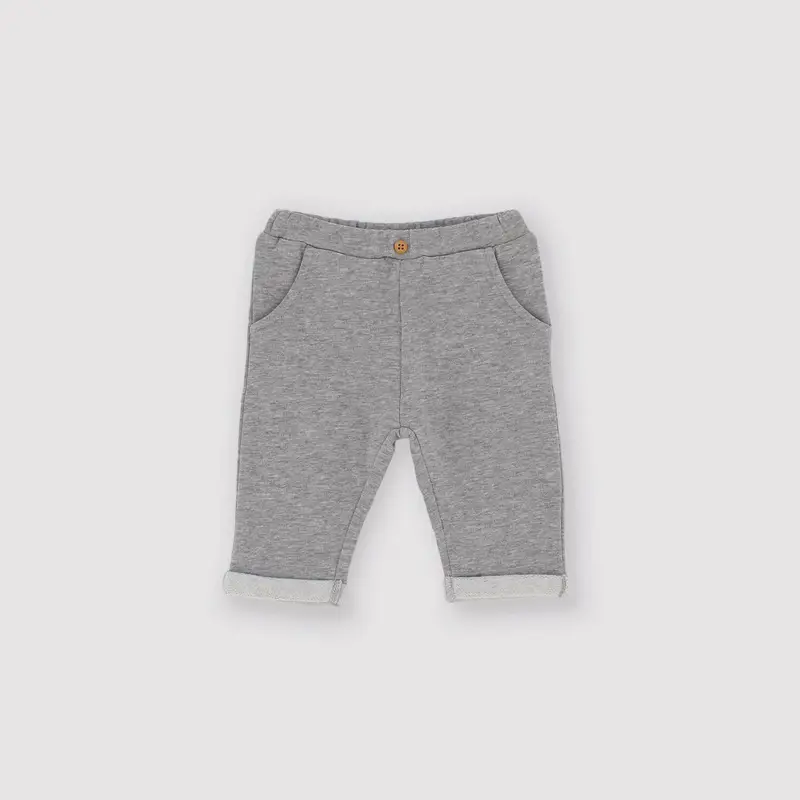 Pantalone in felpa da bambino grigio