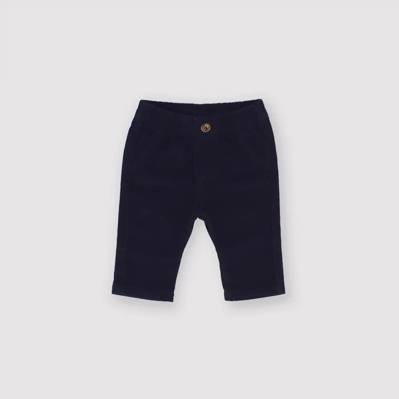 Pantalone in velluto da bambino blu