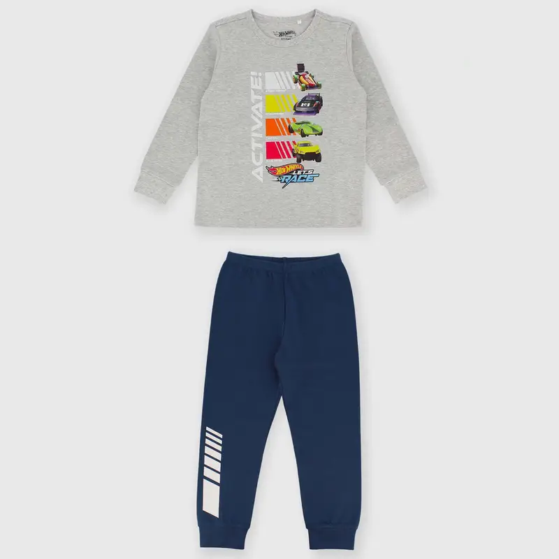 Pigiama grigio hot wheels™ let's race