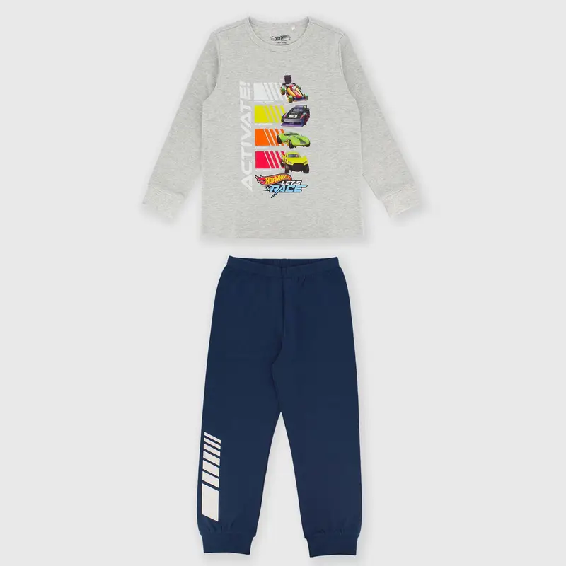 Pigiama grigio hot wheels™ let's race