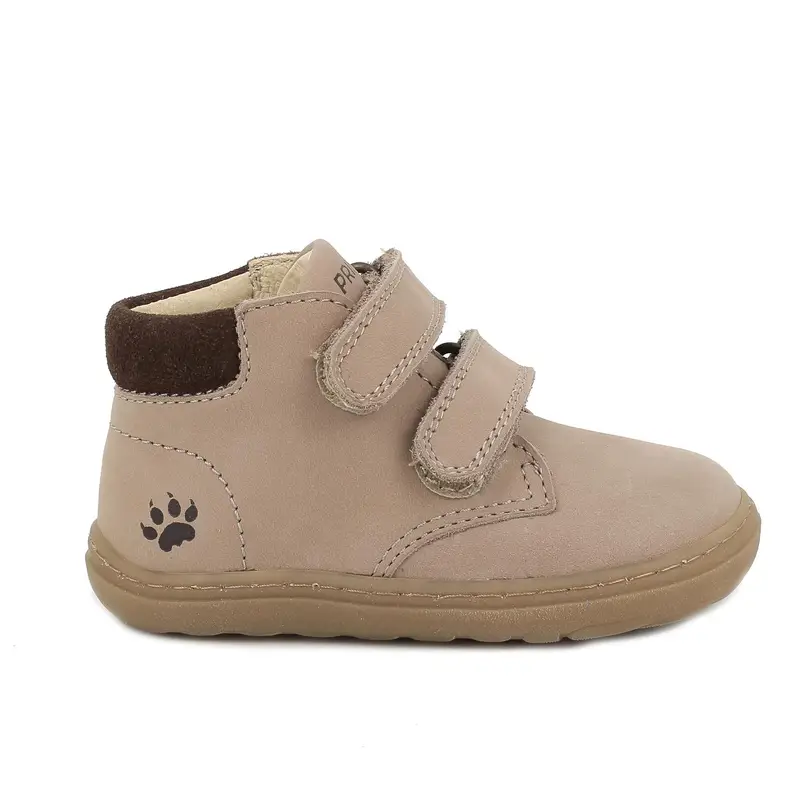 Scarpe da bambina beige con strap