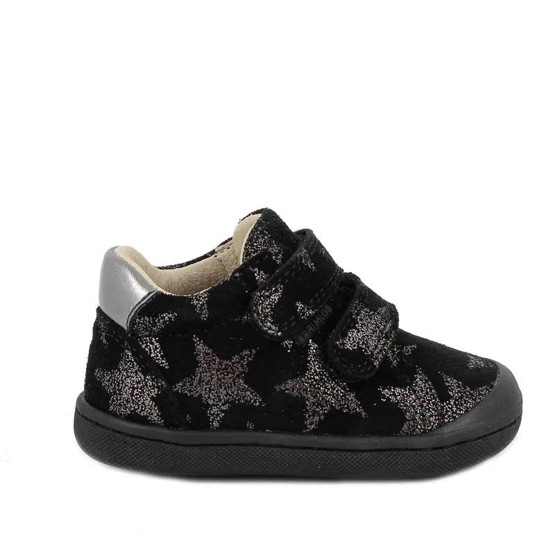 Scarpe da bambina nero con strap