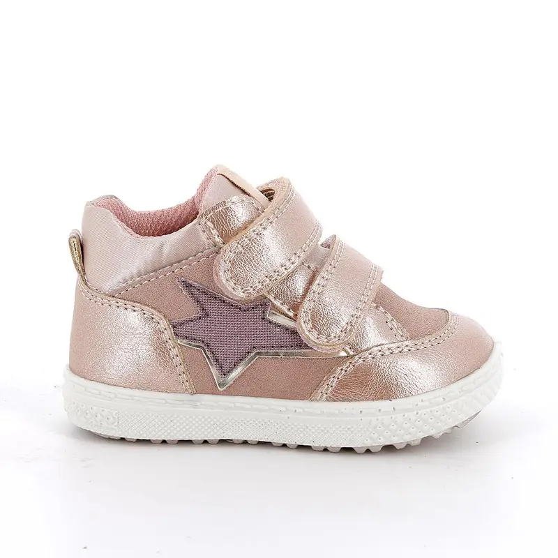 Scarpe da bambina rosa con strap