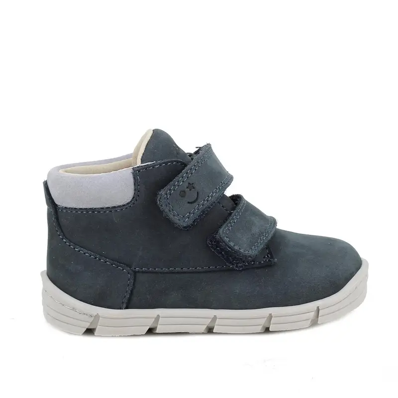 Scarpe da bambino blu con strap