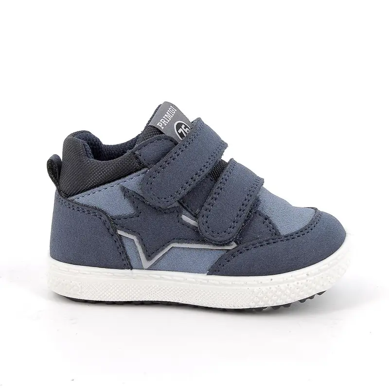 Scarpe da bambino blu e celeste con strap