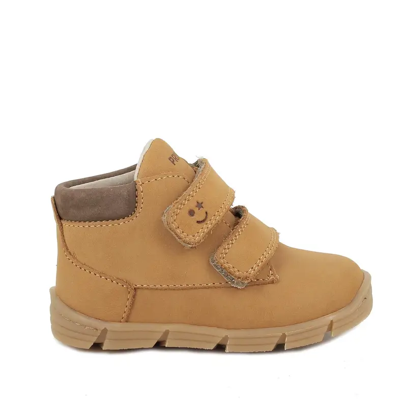 Scarpe da bambino giallo con strap