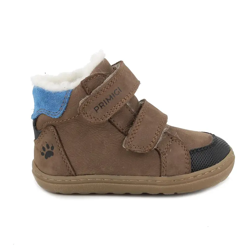 Scarpe da bambino marrone con strap