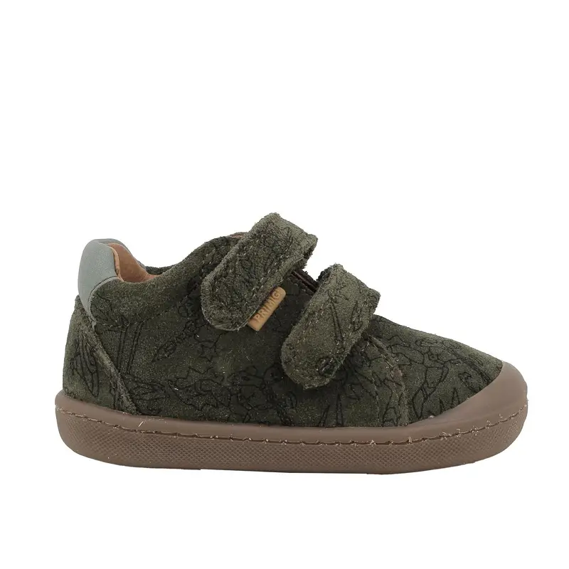 Scarpe da bambino verde con strap