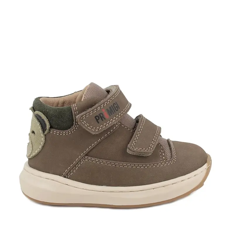 Scarpe da bambino verde con strap
