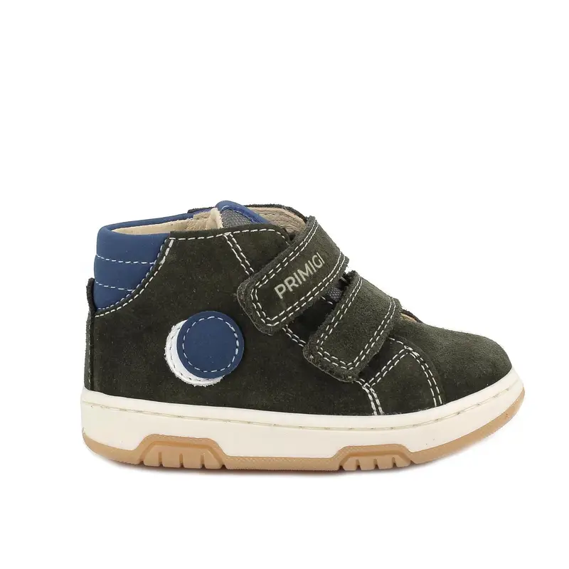 Scarpe da bambino verde con strap