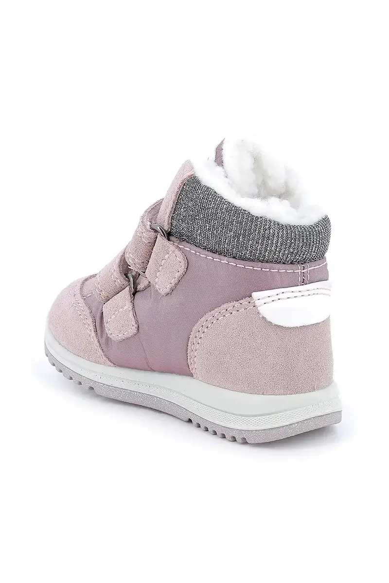 scarpe in camoscio per bambini Rosa miniatura 3