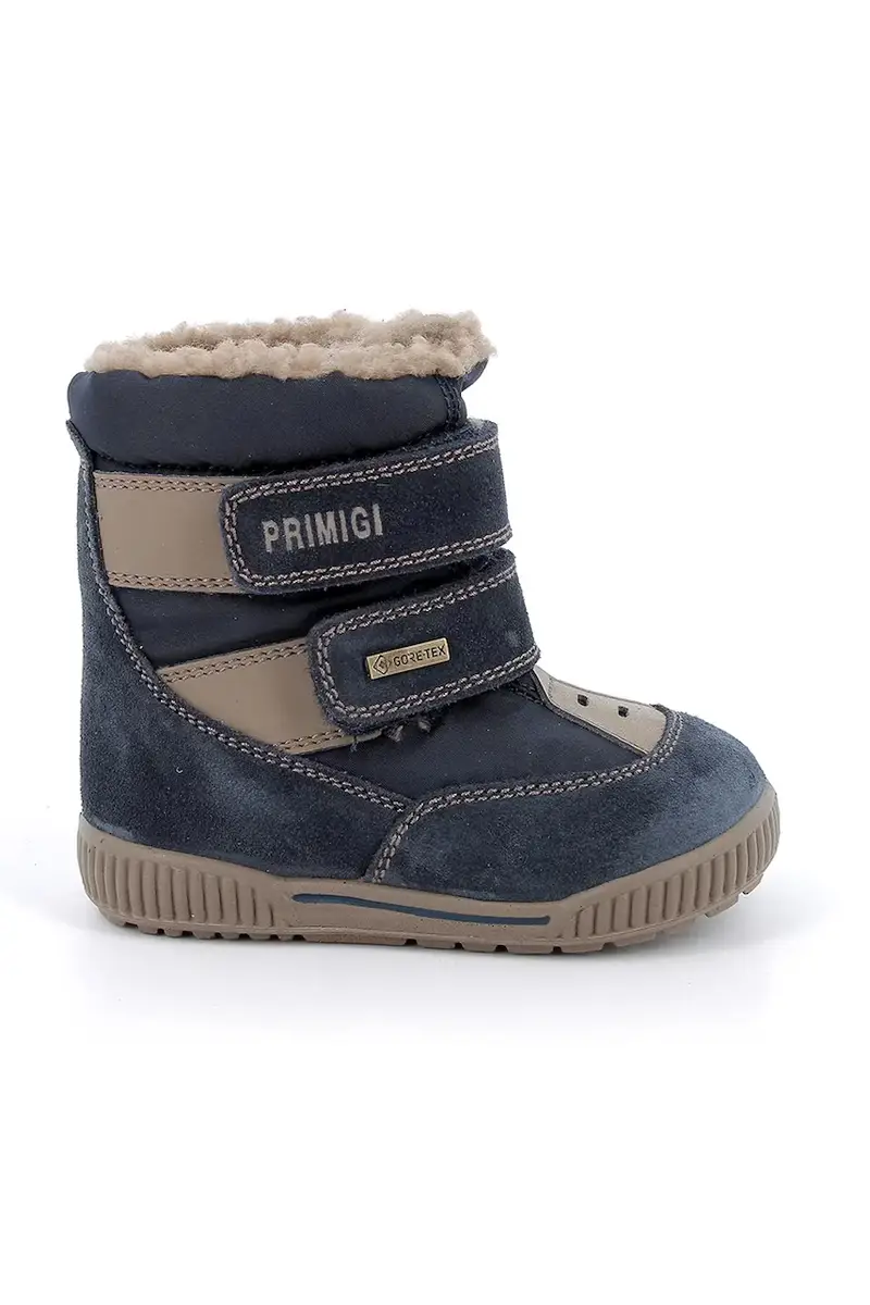 scarpe invernali in pelle bambino/a Blu navy miniatura 2