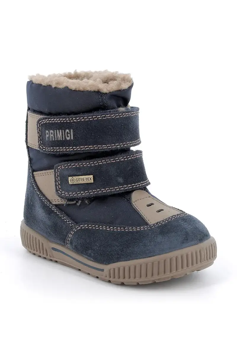 scarpe invernali in pelle bambino/a Blu navy