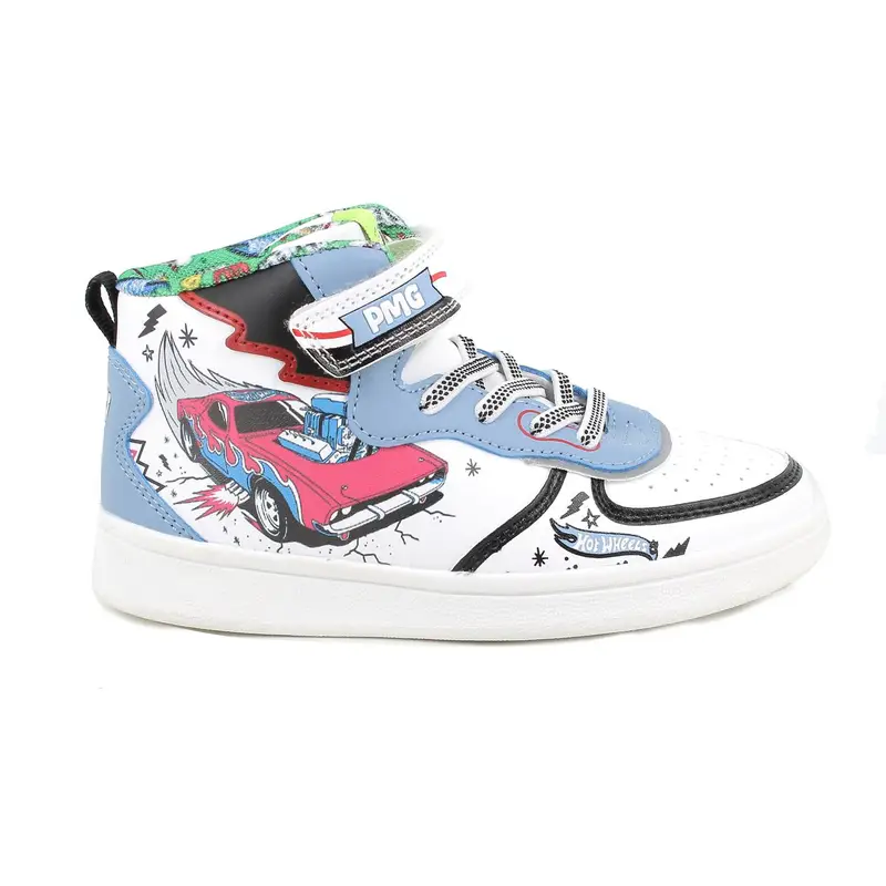 Sneakers bianco e celeste hot wheels™