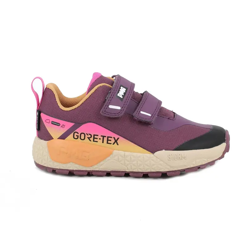 Sneakers gore-tex da bambina viola con strap