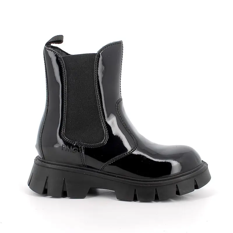 Stivaletti da bambina nero con zip