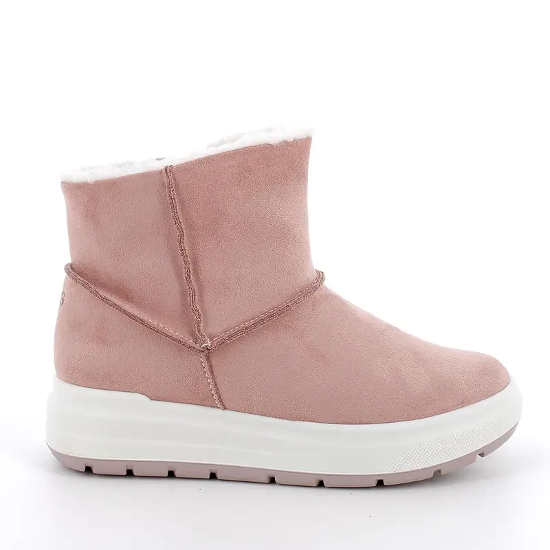 Stivaletti da bambina rosa con zip