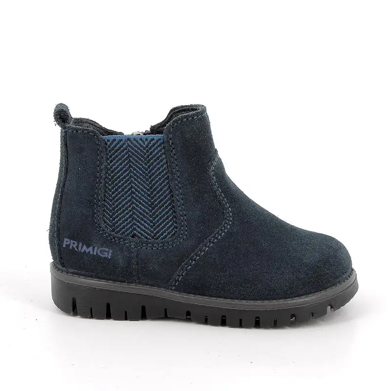 Stivaletti da bambino blu con zip