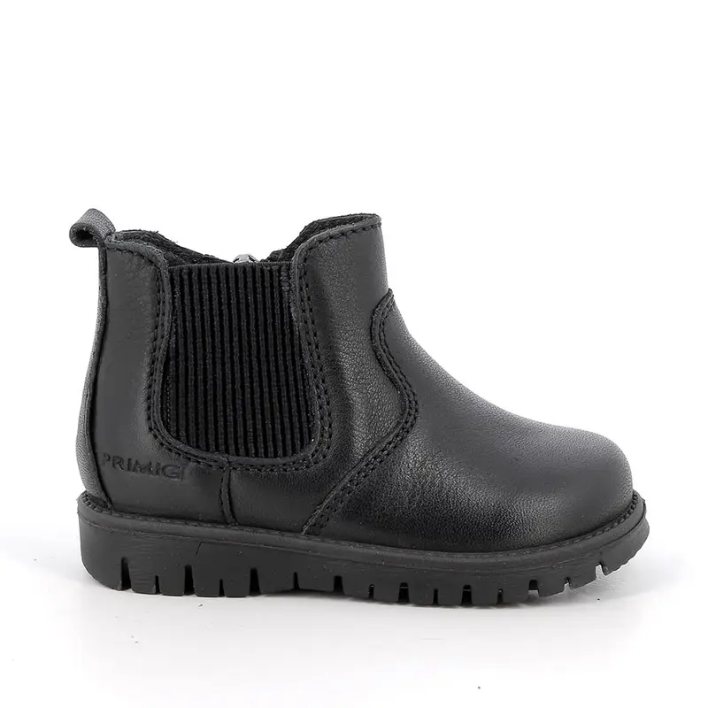 Stivaletti da bambino nero con zip