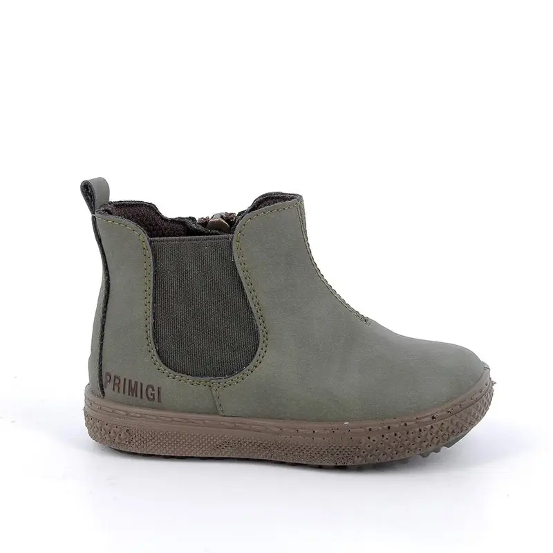 Stivaletti da bambino verde con zip