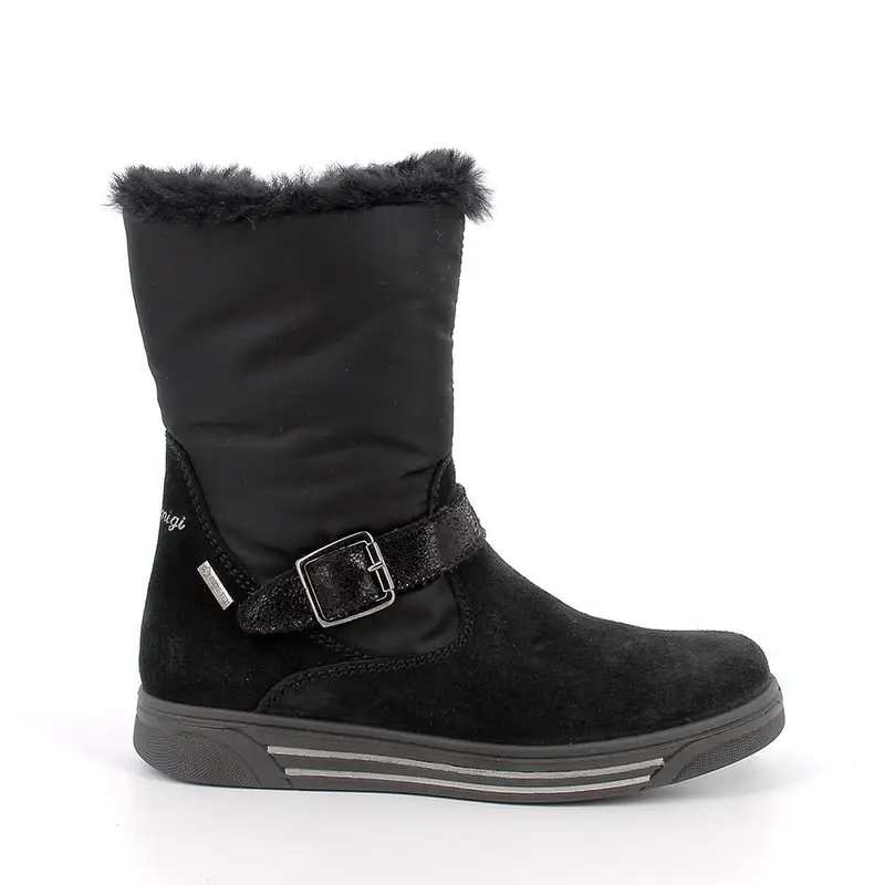 Stivaletti gore-tex da bambina nero con zip