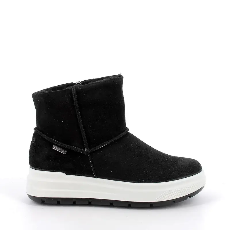 Stivaletti gore-tex da bambina nero con zip