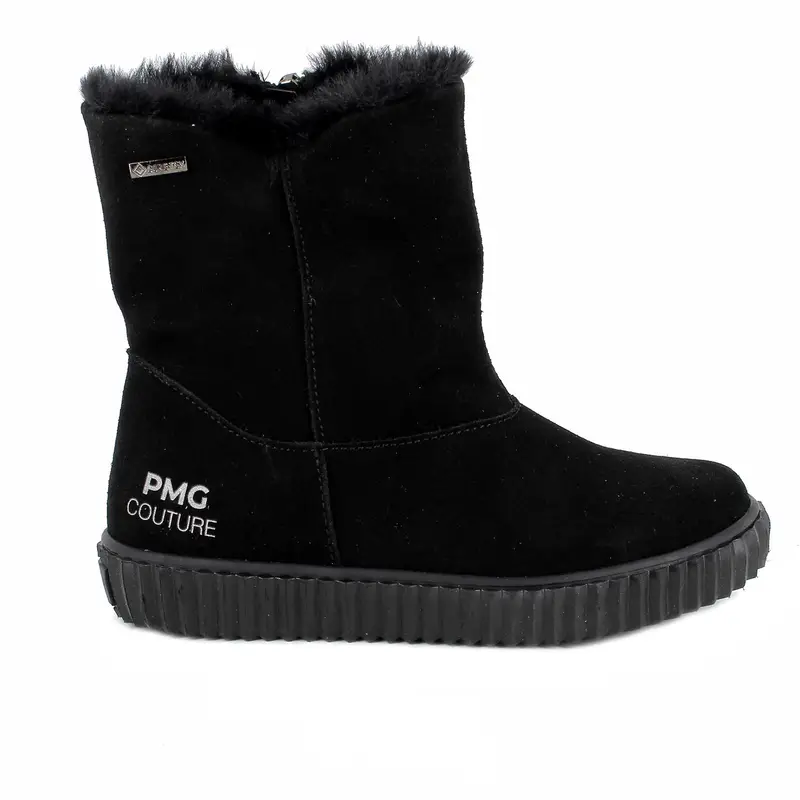 Stivaletti gore-tex da bambina nero con zip