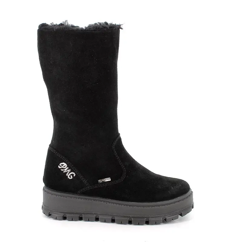Stivali gore-tex da bambina nero con zip