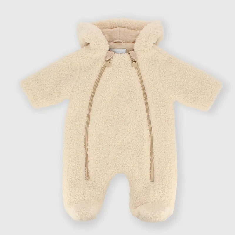 Tutone in bouclè da bambino beige