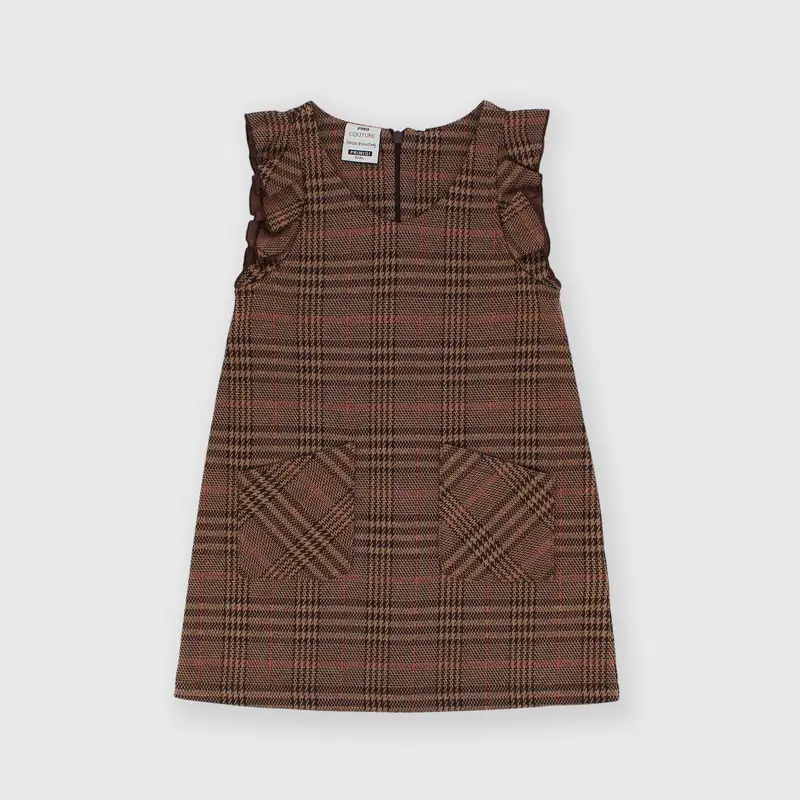 Vestito da bambina marrone