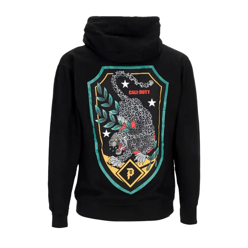 Felpa Cappuccio Uomo Black Jaguar Zip Hoodie X Call Of Duty Black