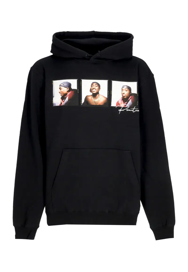Felpa Cappuccio Uomo Truth Hoodie X Tupac Black