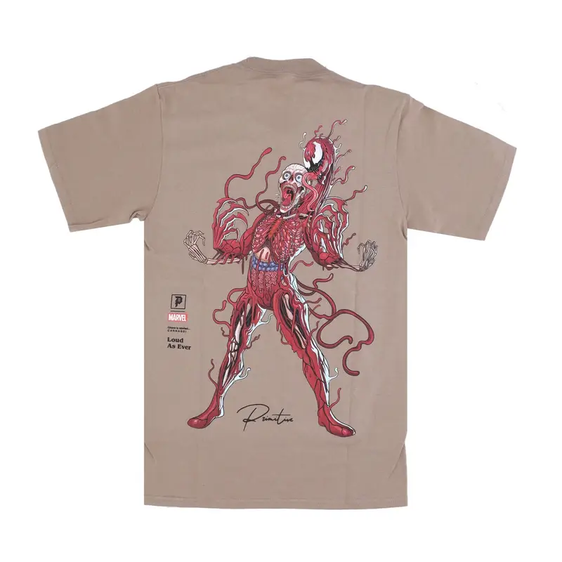 Maglietta Uomo Carnage Tee X Marvel X Nychos Safari Green