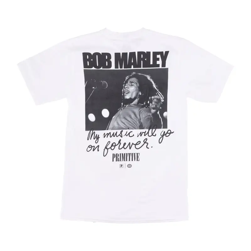 Maglietta Uomo Forever Tee X Bob Marley White