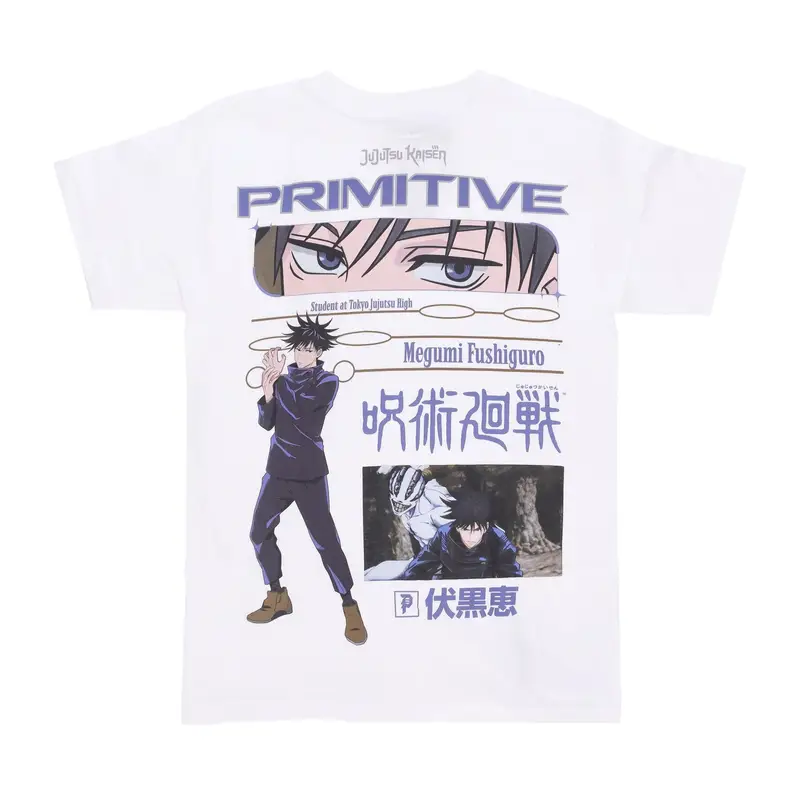 Maglietta Uomo Fushiguro Tee X Jujutsu Kaisen White