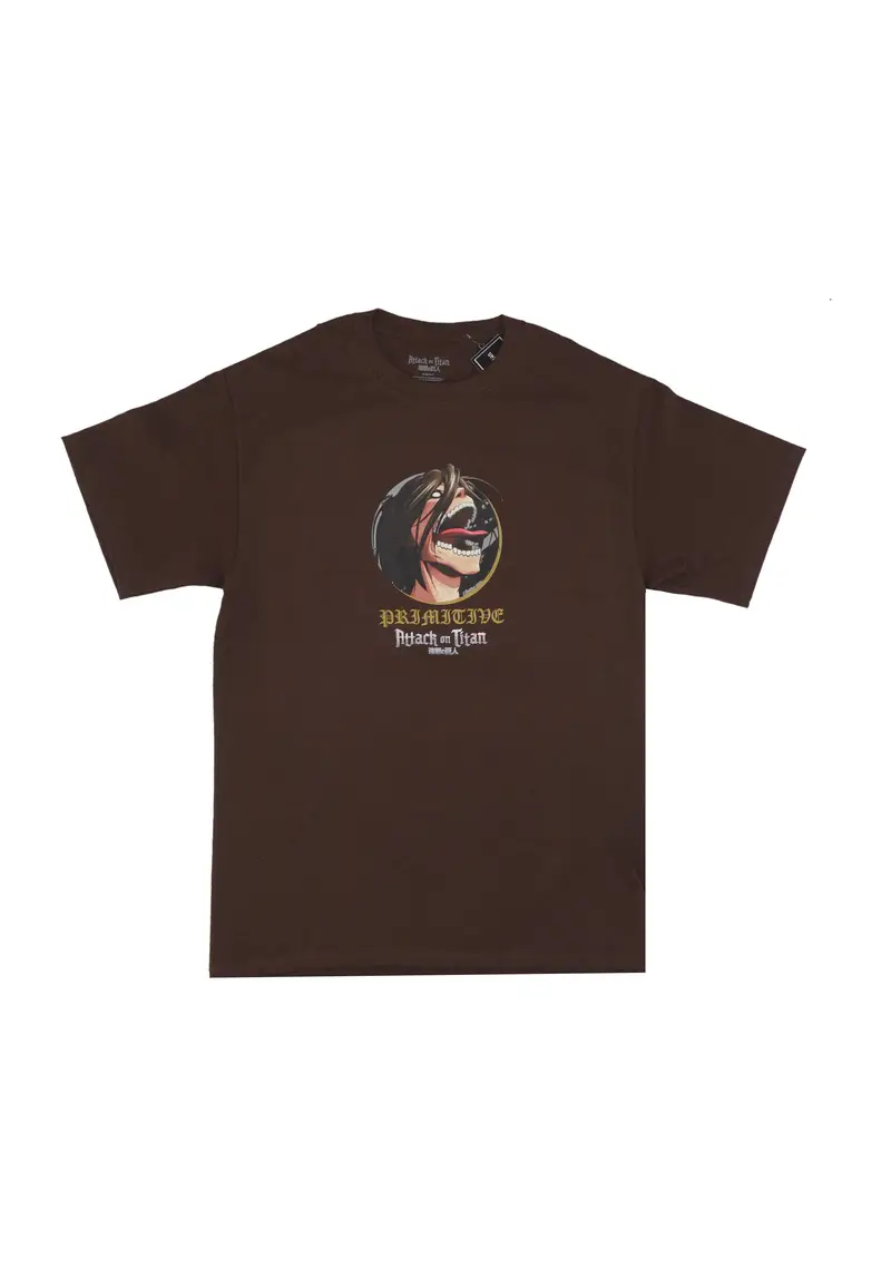 Maglietta Uomo Future Memory Tee X Attack On Titan Brown