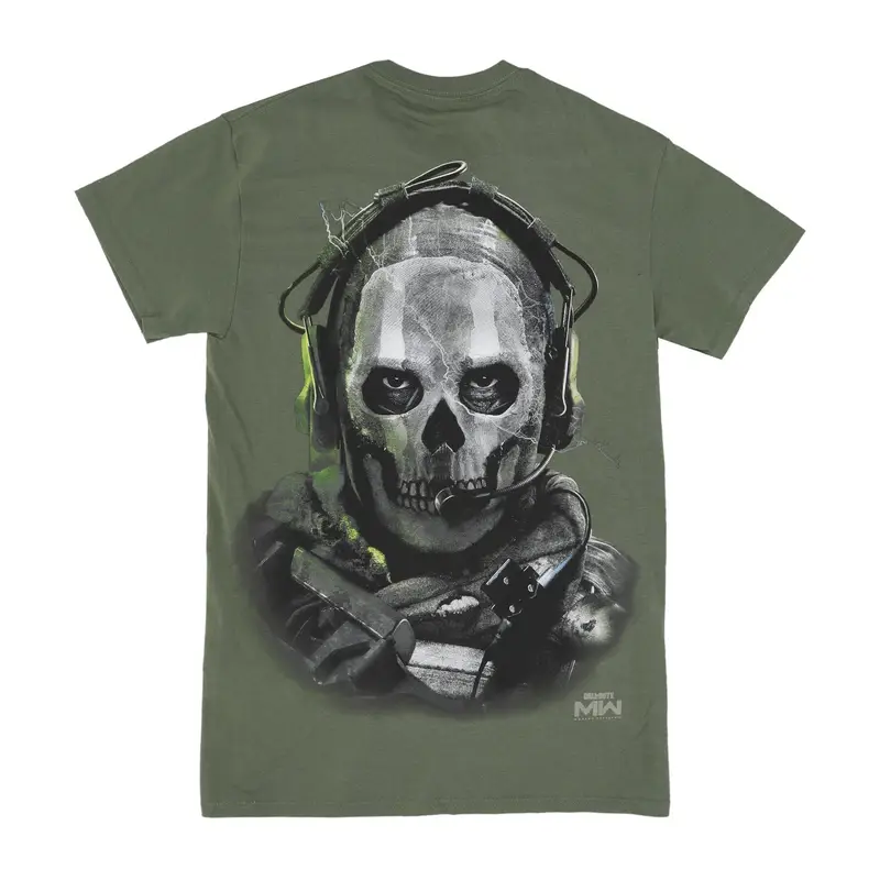 Maglietta Uomo Ghost Tee X Call Of Duty Military Green