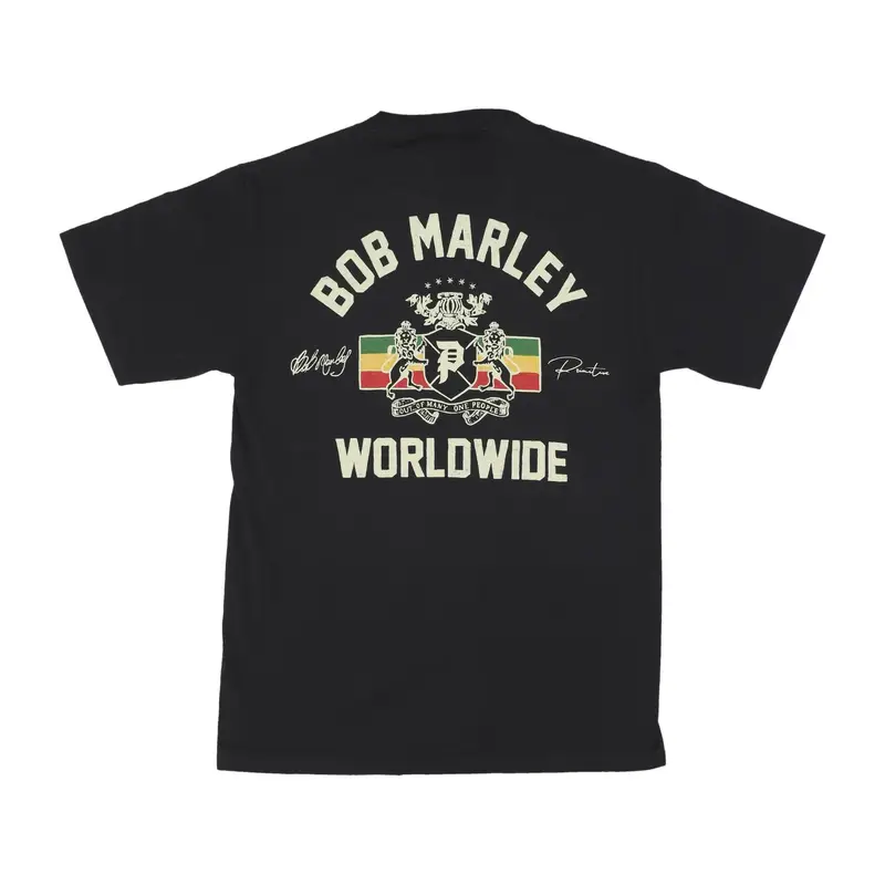 Maglietta Uomo Heritage Tee X Bob Marley Black