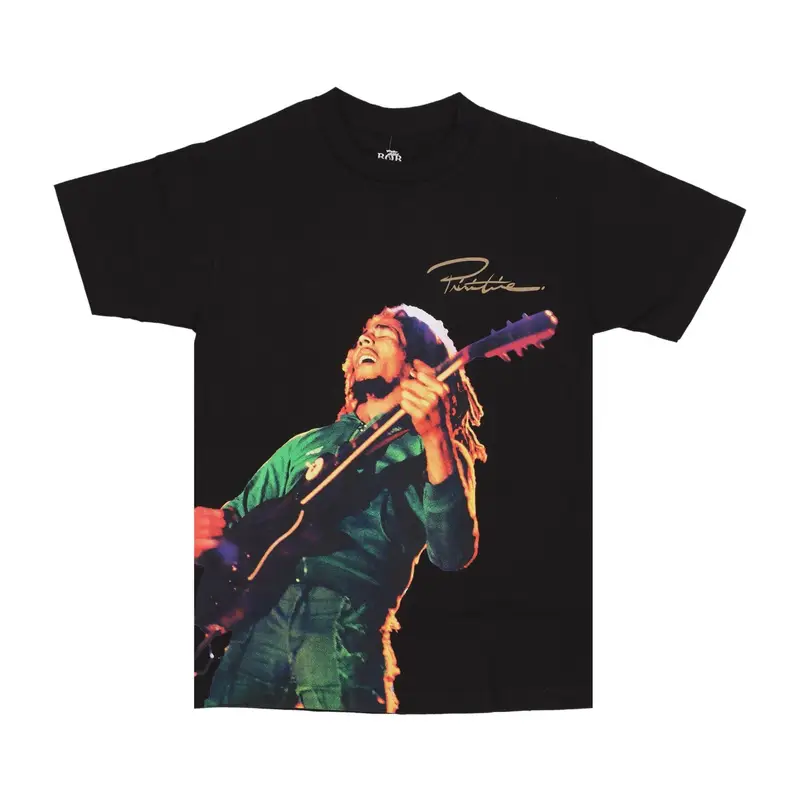 Maglietta Uomo Wildone Tee X Bob Marley Black