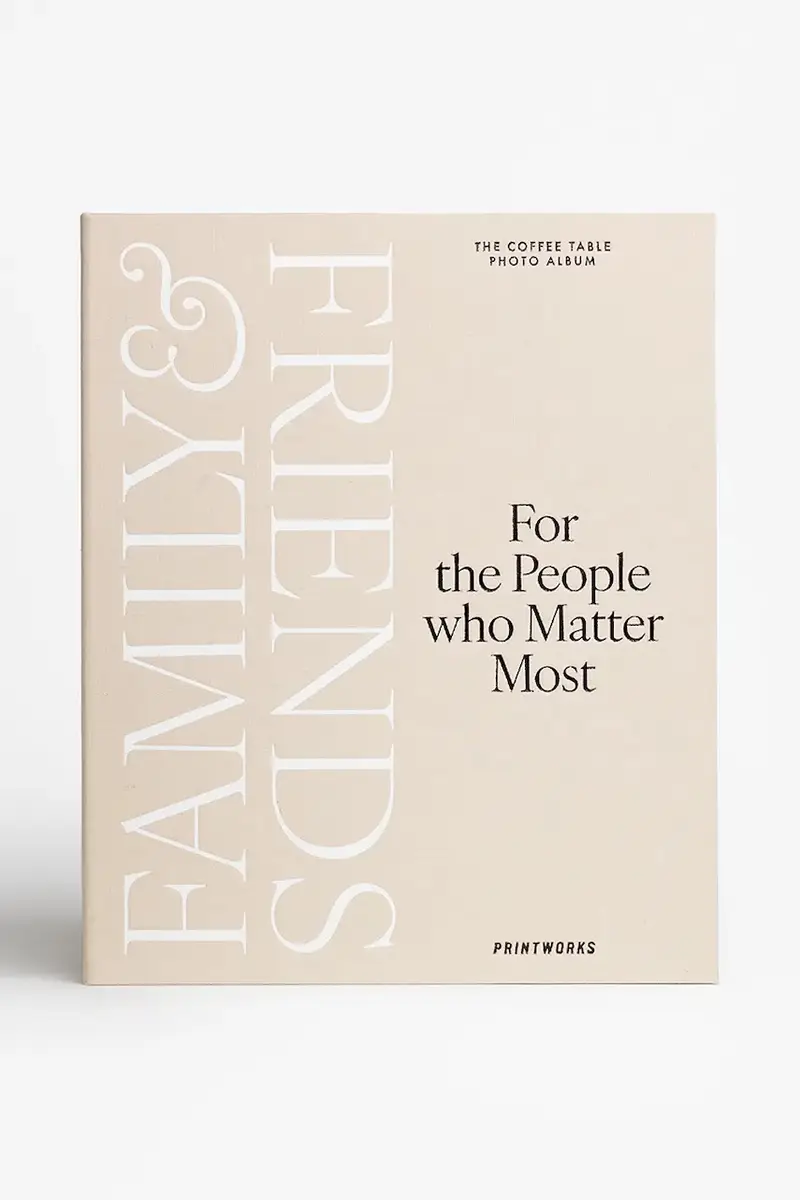 album foto Family and Friends colore beige