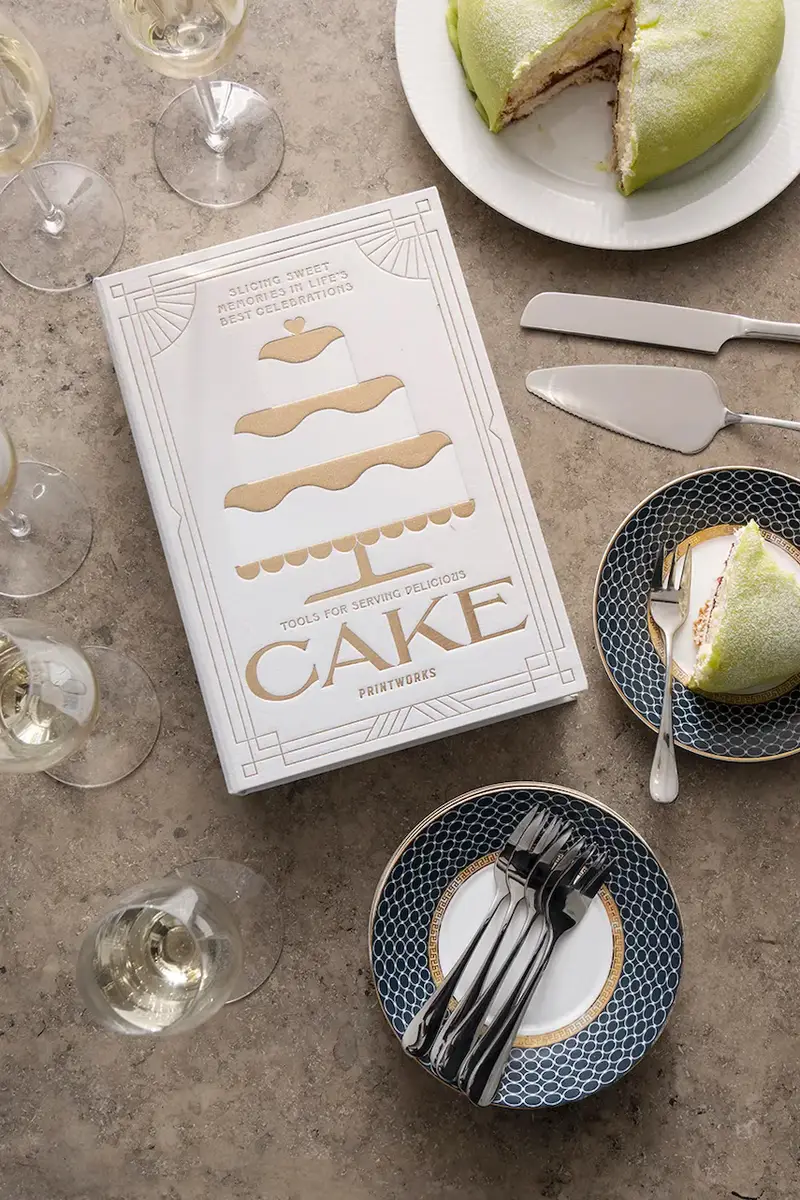 set di posate per dolci The Essentials pacco da 9 Bianco miniatura 5