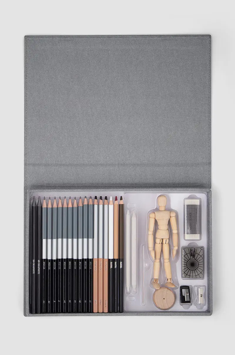 set disegno Emerging Artist Essential Grigio miniatura 2