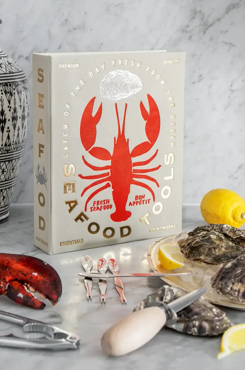 set posate per frutti di mare The Essentials pacco da 6 Multicolore miniatura 5